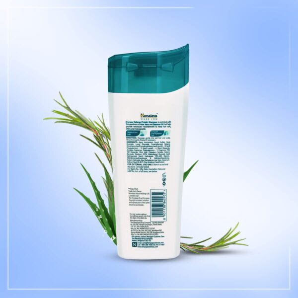 Himalaya Anti-Dandruff Tea Tree Shampoo, Removes up to 100% Dandruff, Soothes Scalp & Nourishes Hair, with Tea Tree oil and Aloe Vera, for men and women, 650ml